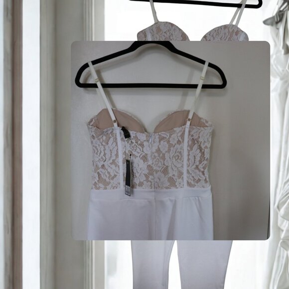 Revamped White Jumpsuit - Picture 3 of 5